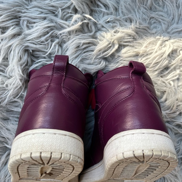Sz 7 ❤️ Nike Air Jordan 1 Retro — High Zip — Bordeaux — excellent - Picture 5 of 12